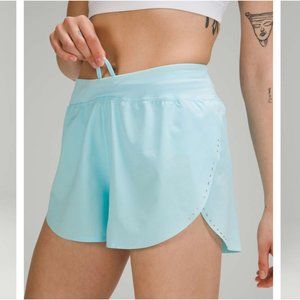 Lululemon find your pace / fast and free airflow icing blue size 6